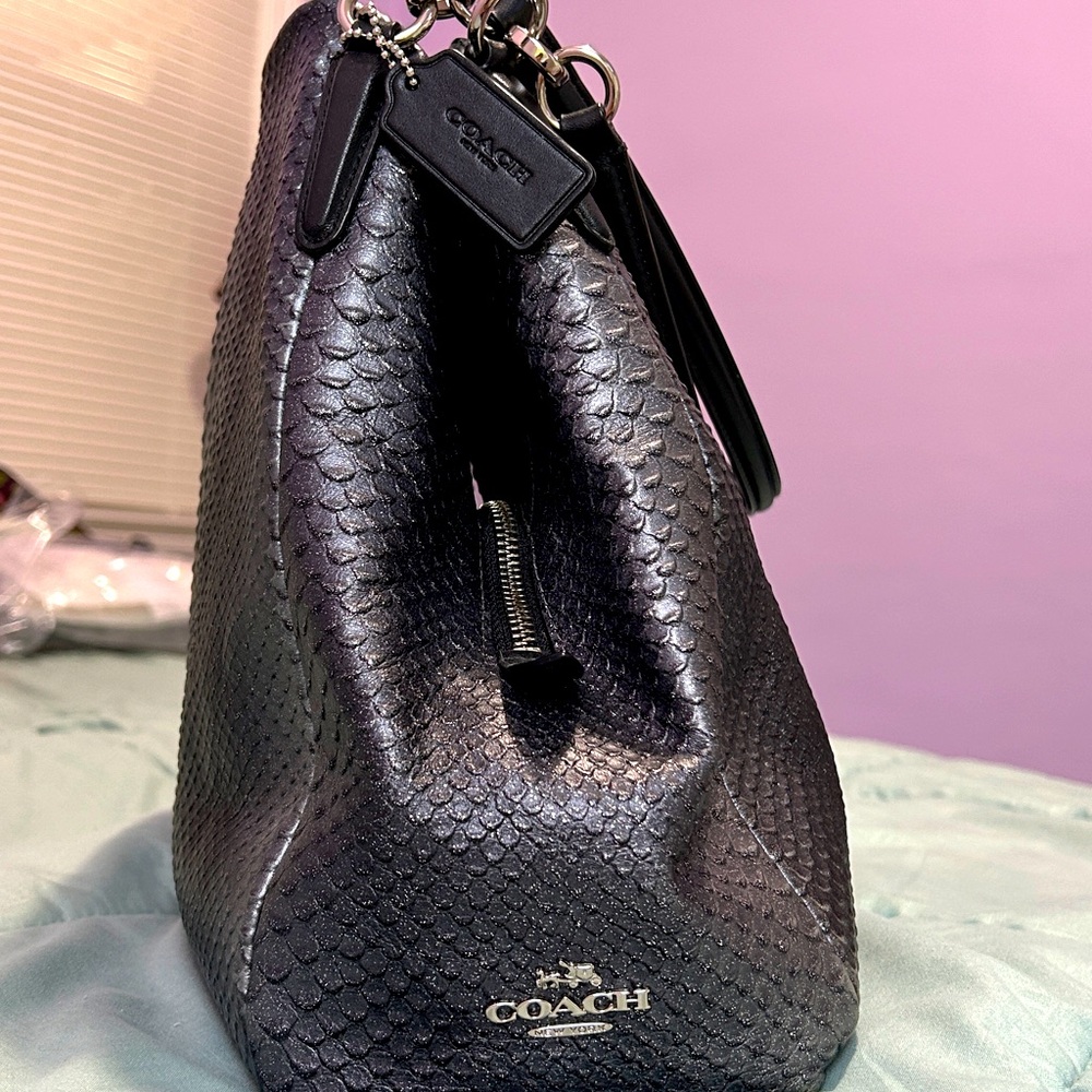 Coach Phoebe Textured Shoulder Bag - Picture 3 of 16